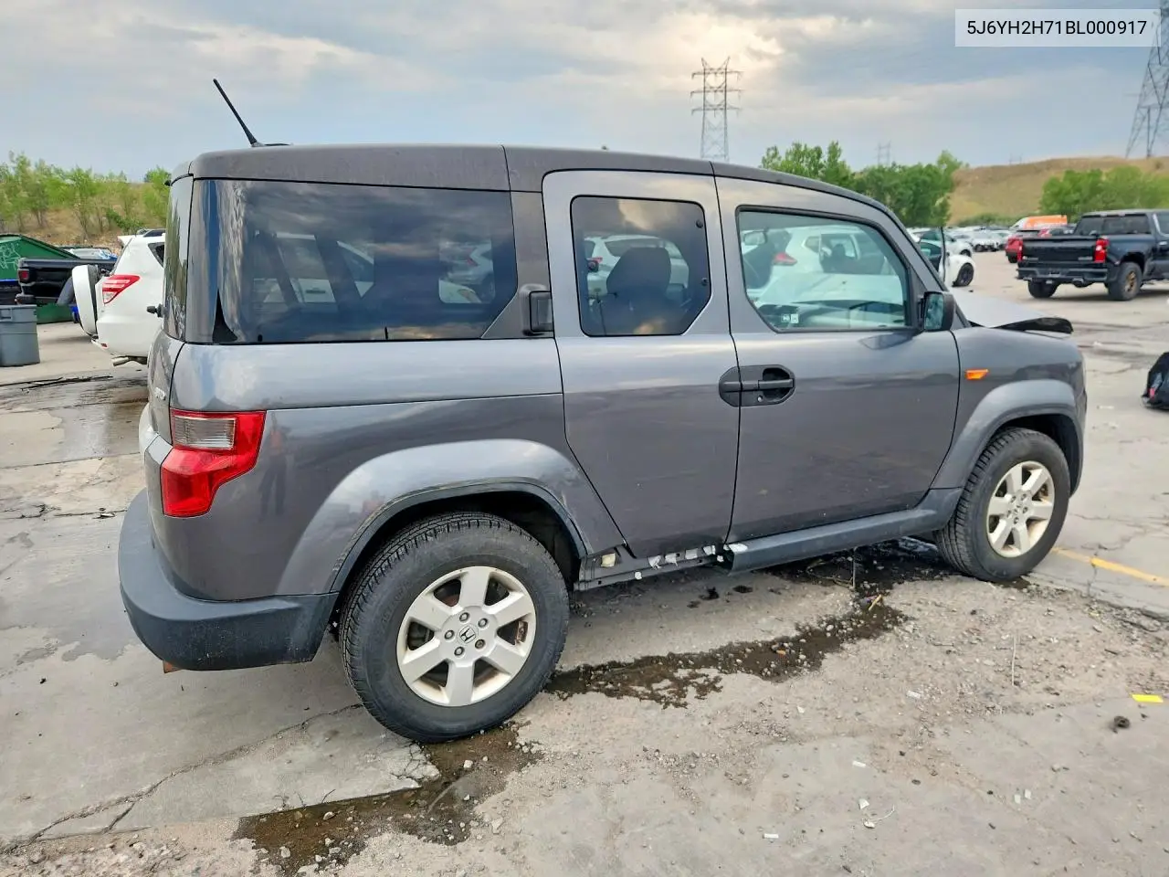 2011 Honda Element Ex VIN: 5J6YH2H71BL000917 Lot: 59716376