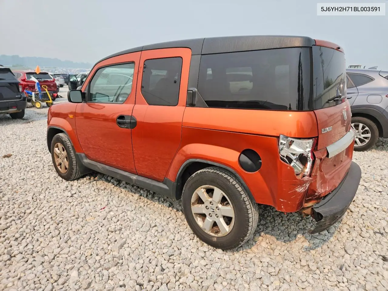 2011 Honda Element Ex VIN: 5J6YH2H71BL003591 Lot: 60849806