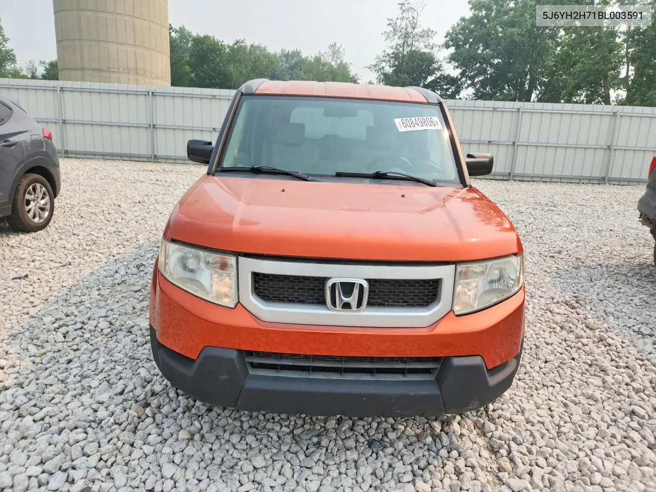 2011 Honda Element Ex VIN: 5J6YH2H71BL003591 Lot: 60849806
