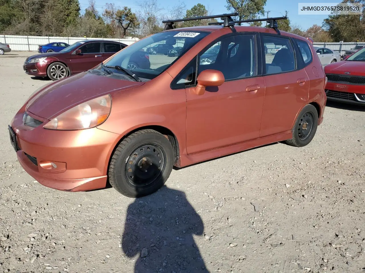 JHMGD37657S819520 2007 Honda Fit S
