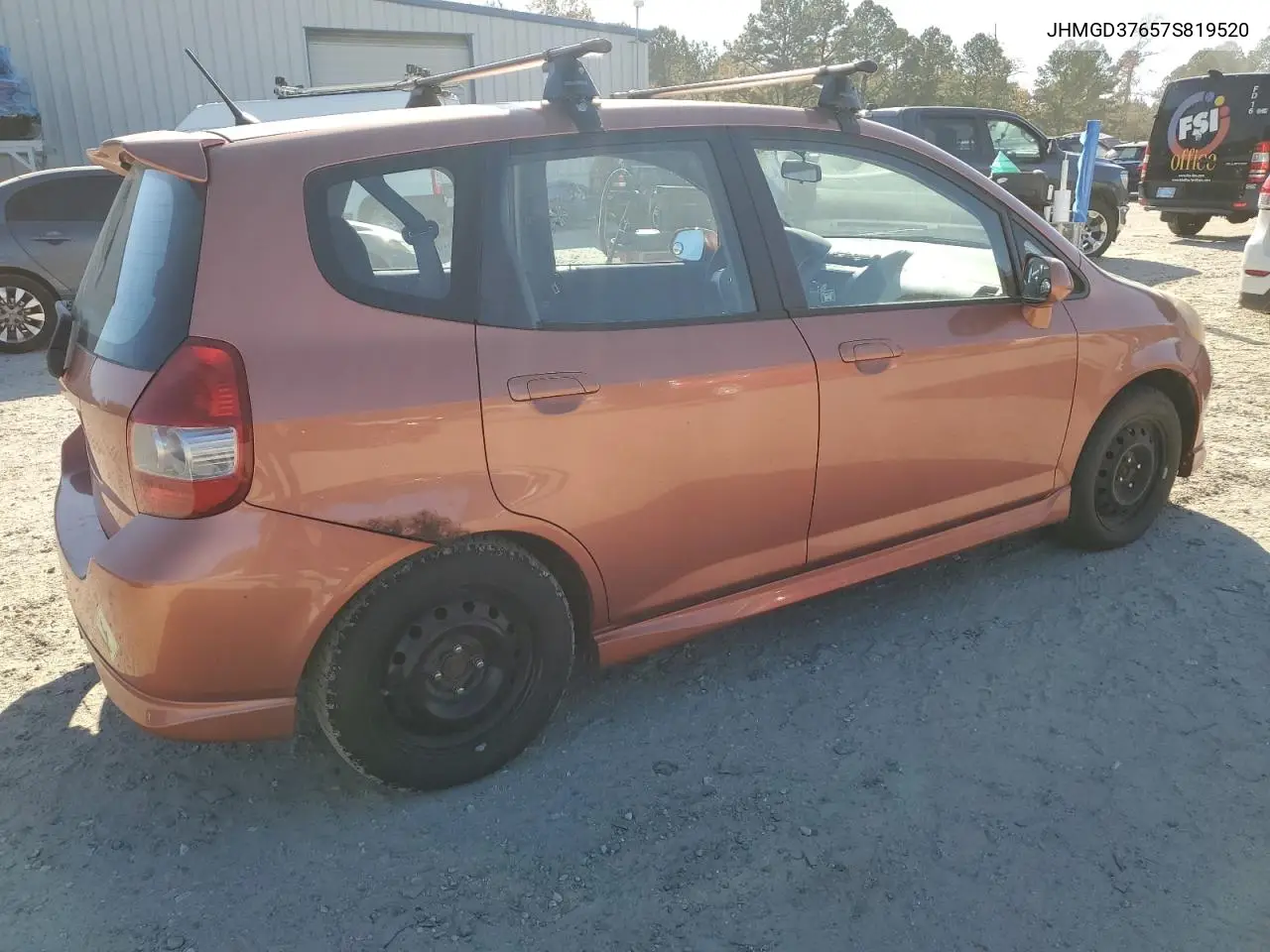 JHMGD37657S819520 2007 Honda Fit S