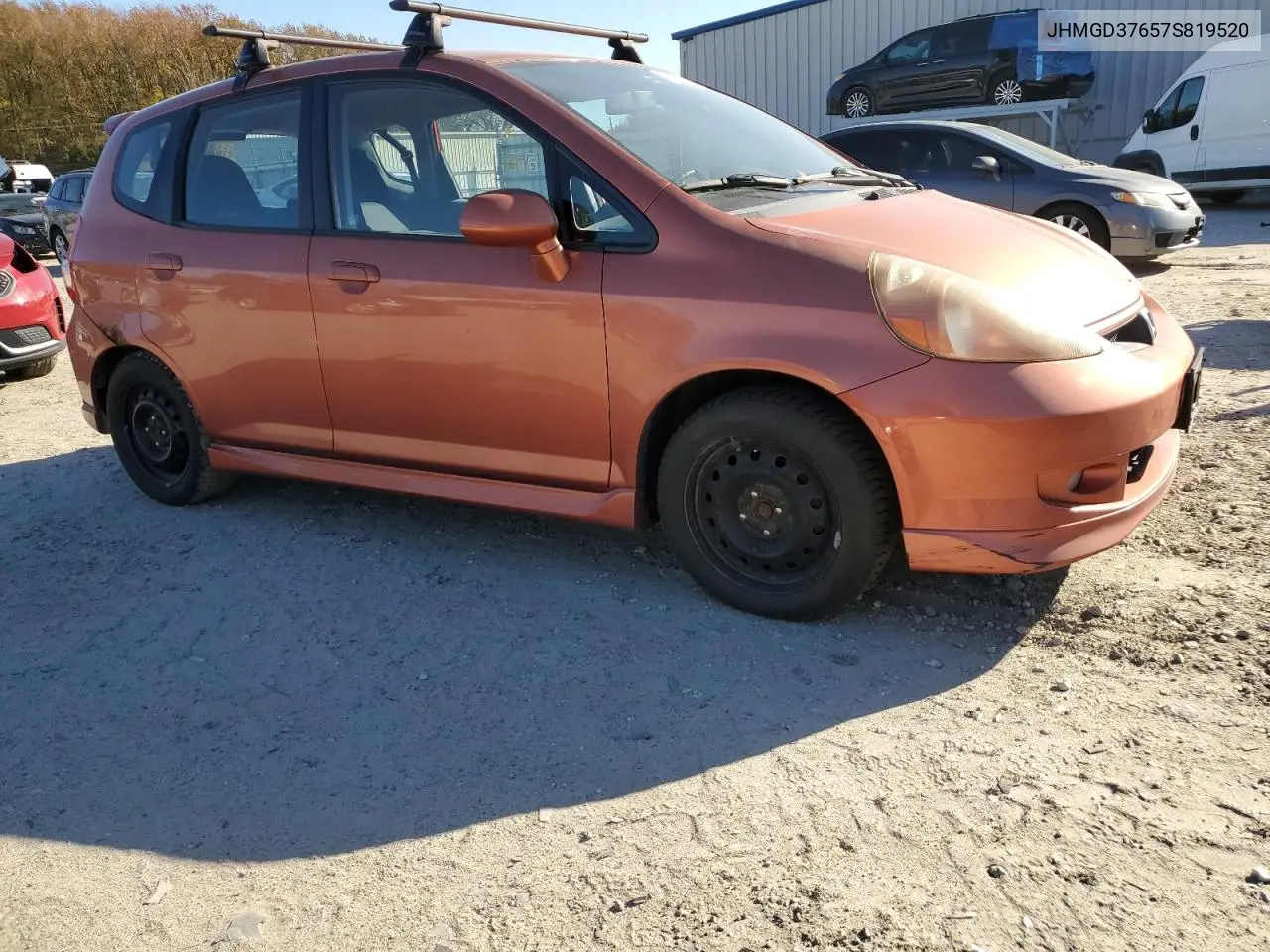 JHMGD37657S819520 2007 Honda Fit S