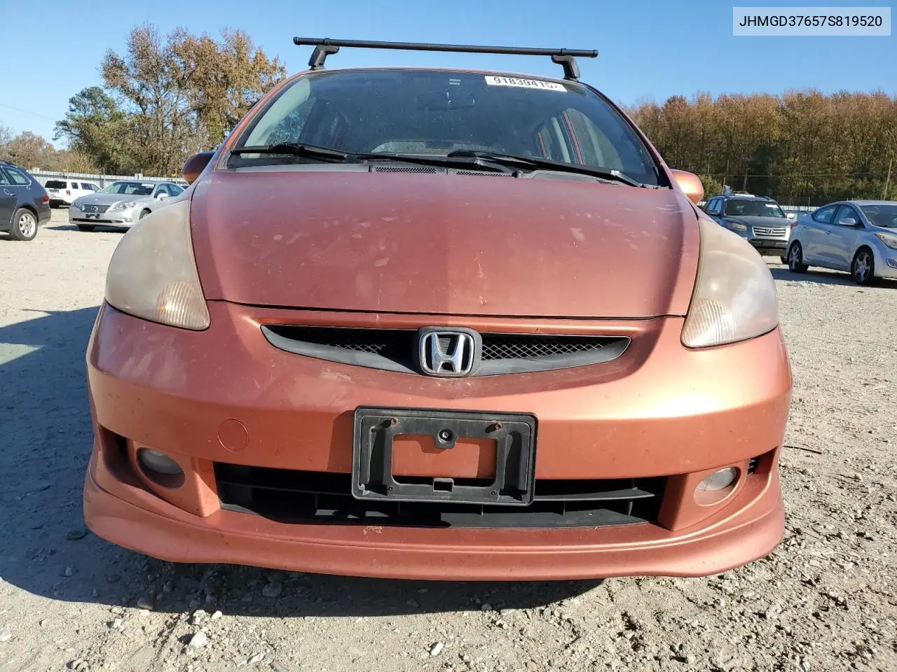 JHMGD37657S819520 2007 Honda Fit S