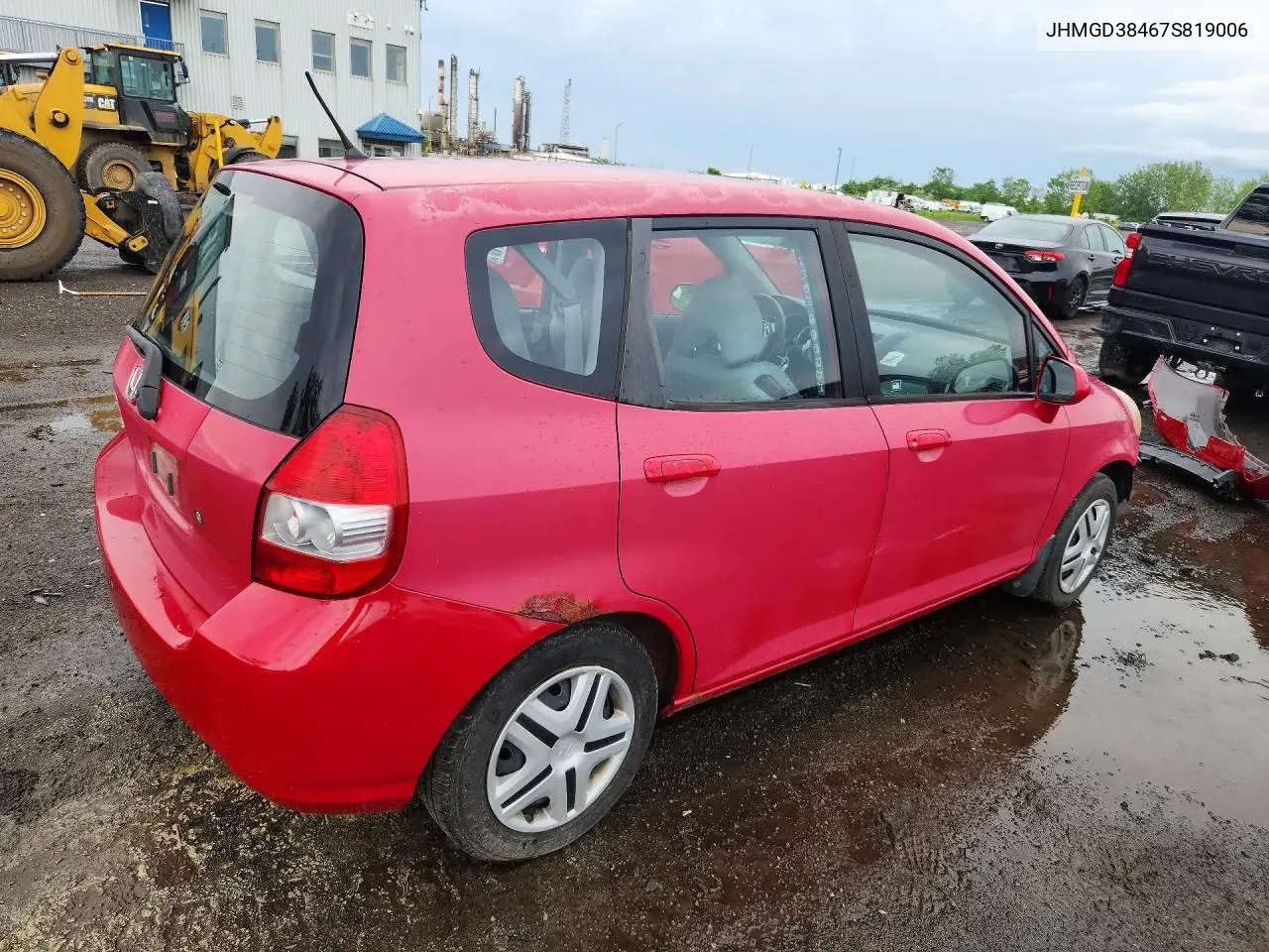 2007 Honda Fit VIN: JHMGD38467S819006 Lot: 57573836