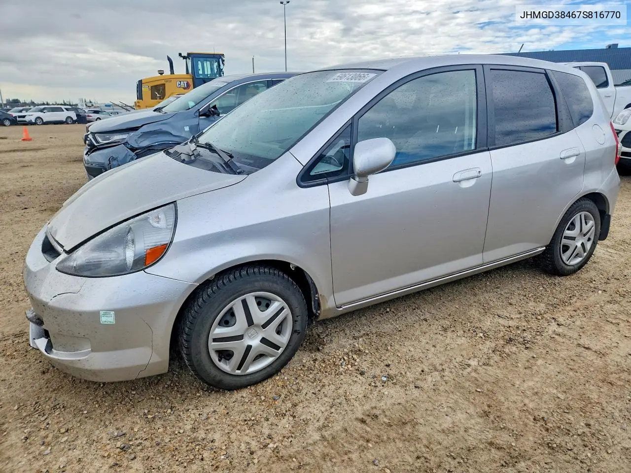 2007 Honda Fit VIN: JHMGD38467S816770 Lot: 59613066