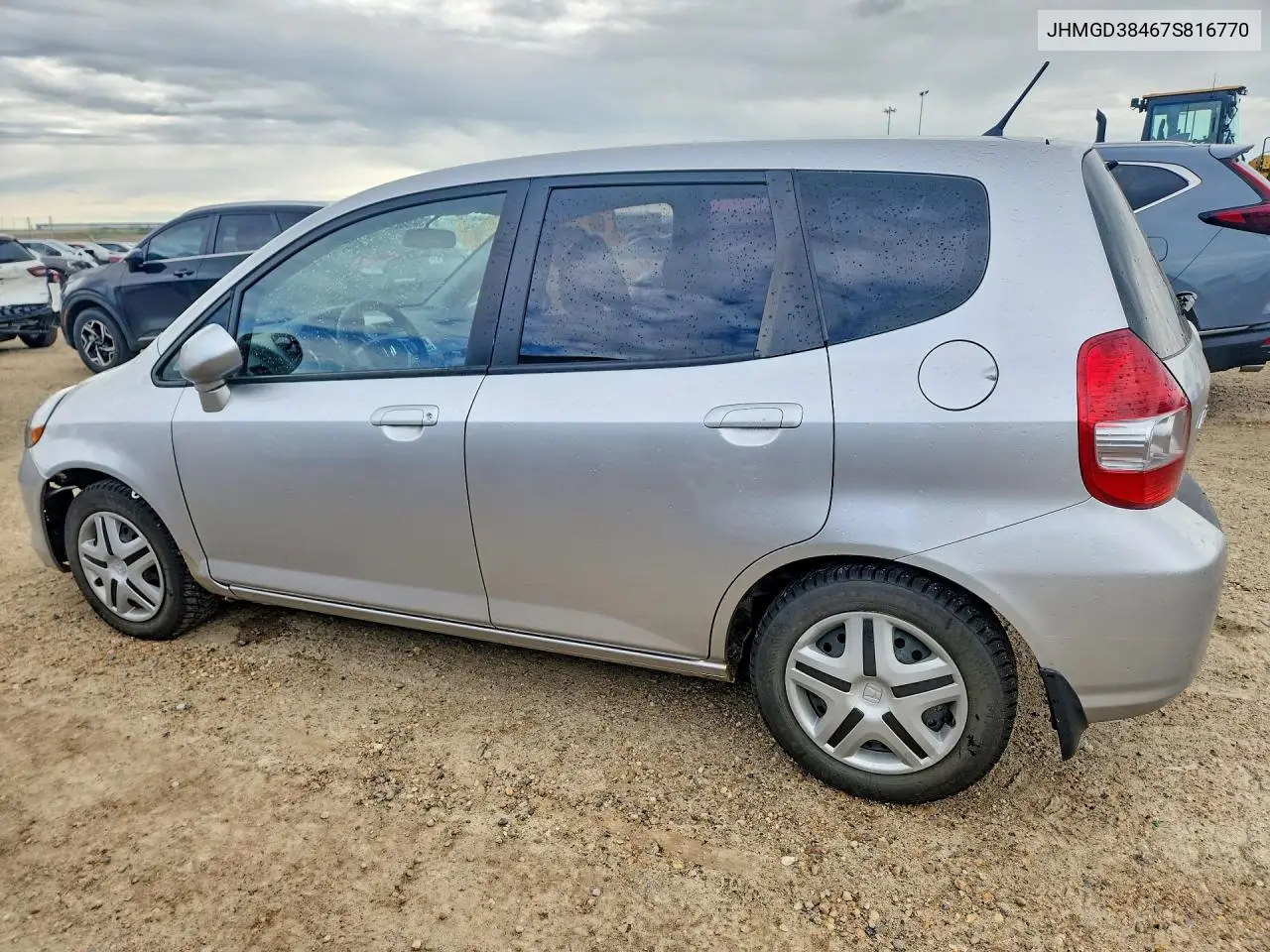 2007 Honda Fit VIN: JHMGD38467S816770 Lot: 59613066