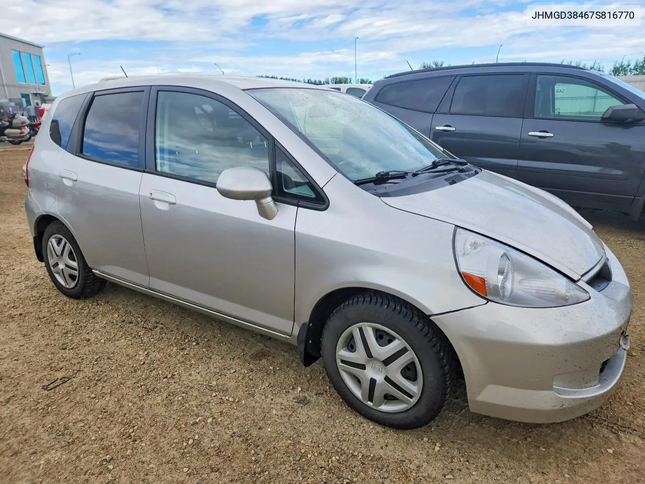 2007 Honda Fit VIN: JHMGD38467S816770 Lot: 59613066