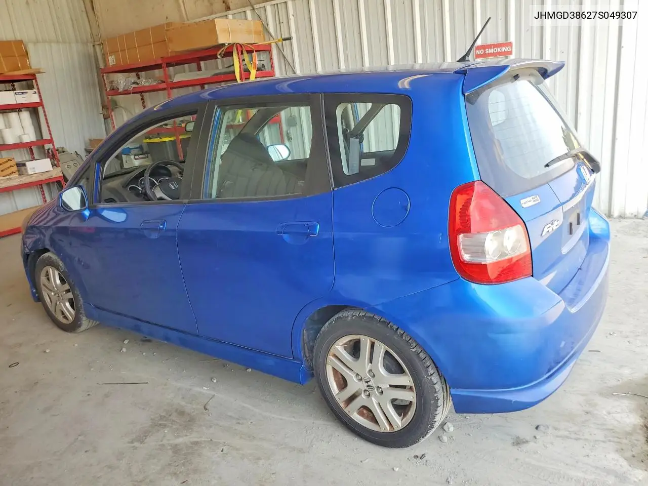 2007 Honda Fit S VIN: JHMGD38627S049307 Lot: 60410196