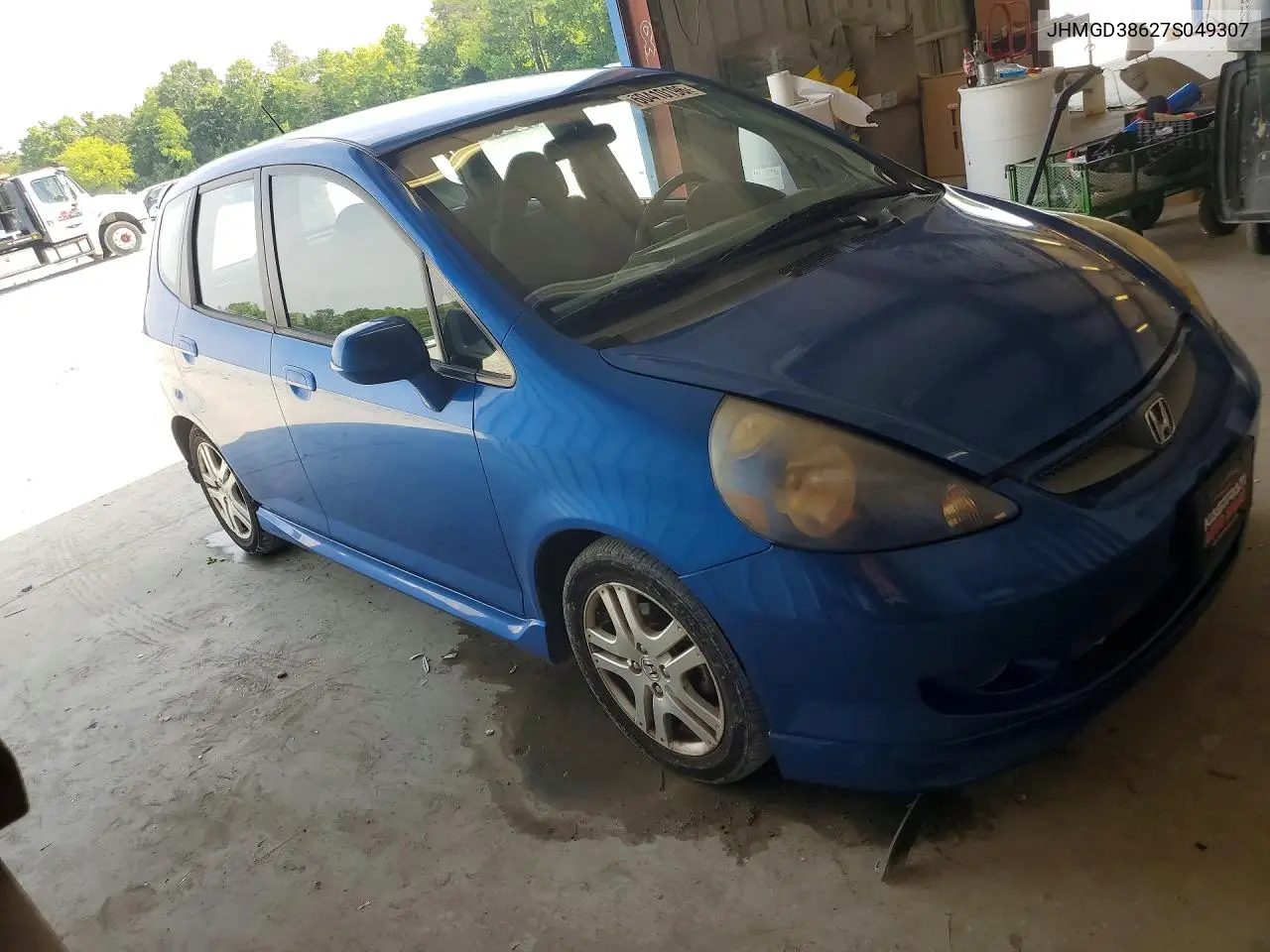 2007 Honda Fit S VIN: JHMGD38627S049307 Lot: 60410196