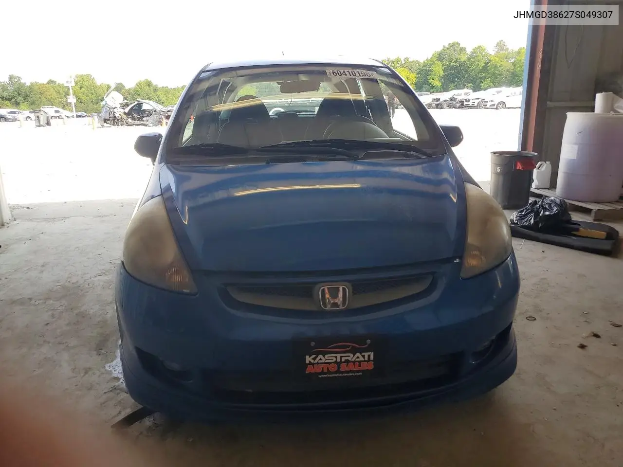 2007 Honda Fit S VIN: JHMGD38627S049307 Lot: 60410196