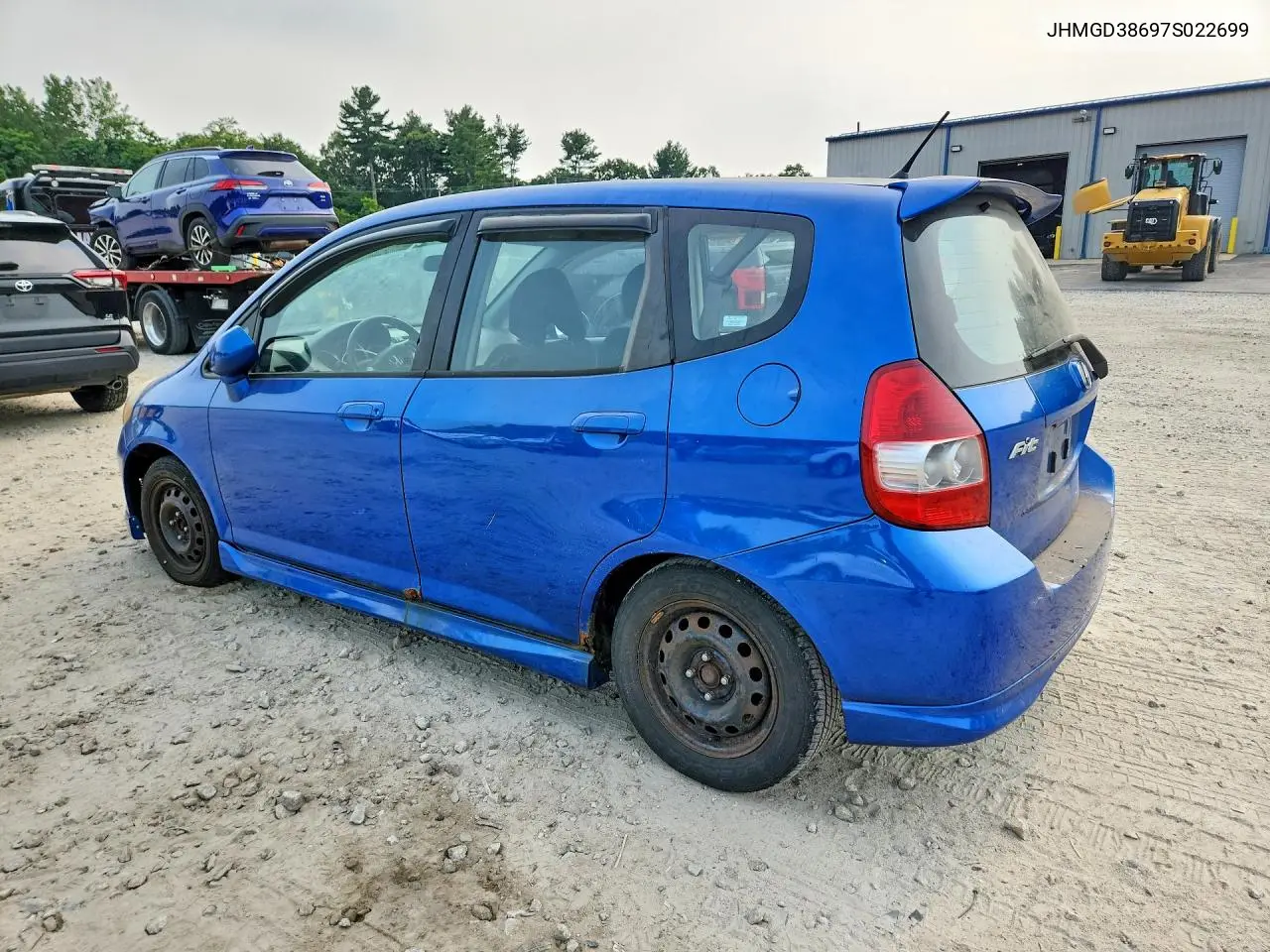 2007 Honda Fit S VIN: JHMGD38697S022699 Lot: 61248286