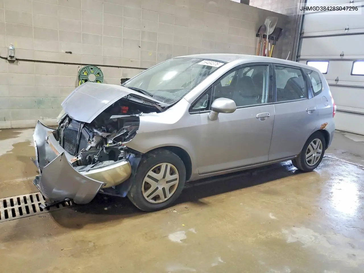 2008 Honda Fit VIN: JHMGD38428S047296 Lot: 59404376