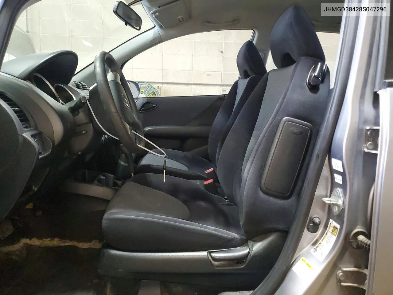 2008 Honda Fit VIN: JHMGD38428S047296 Lot: 59404376