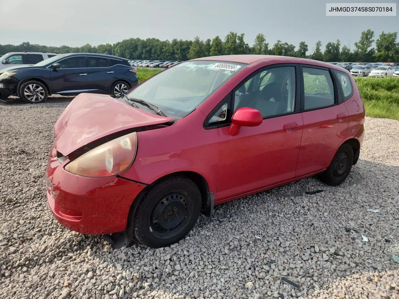 2008 Honda Fit VIN: JHMGD37458S070184 Lot: 60589556