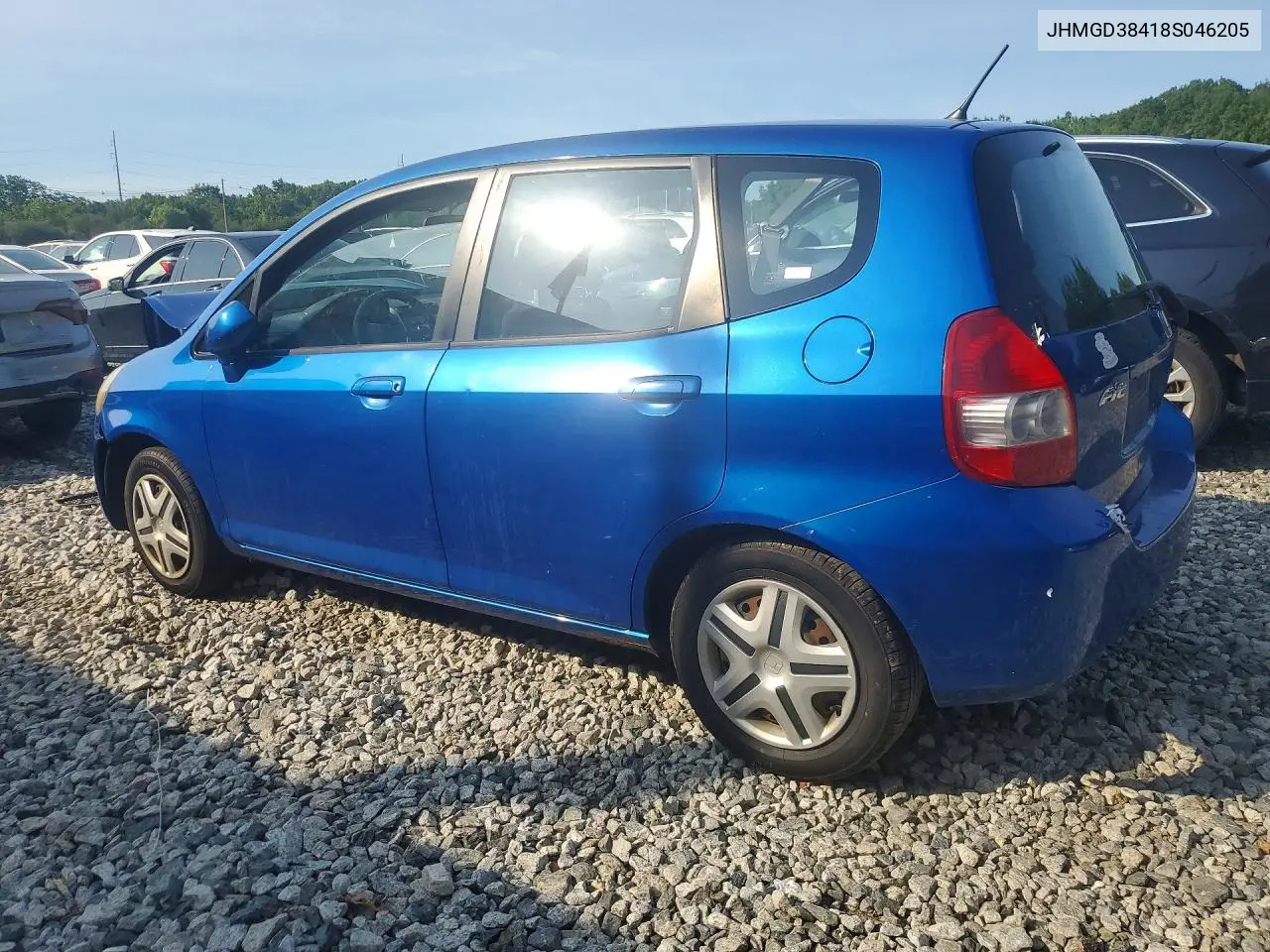 2008 Honda Fit VIN: JHMGD38418S046205 Lot: 61899366