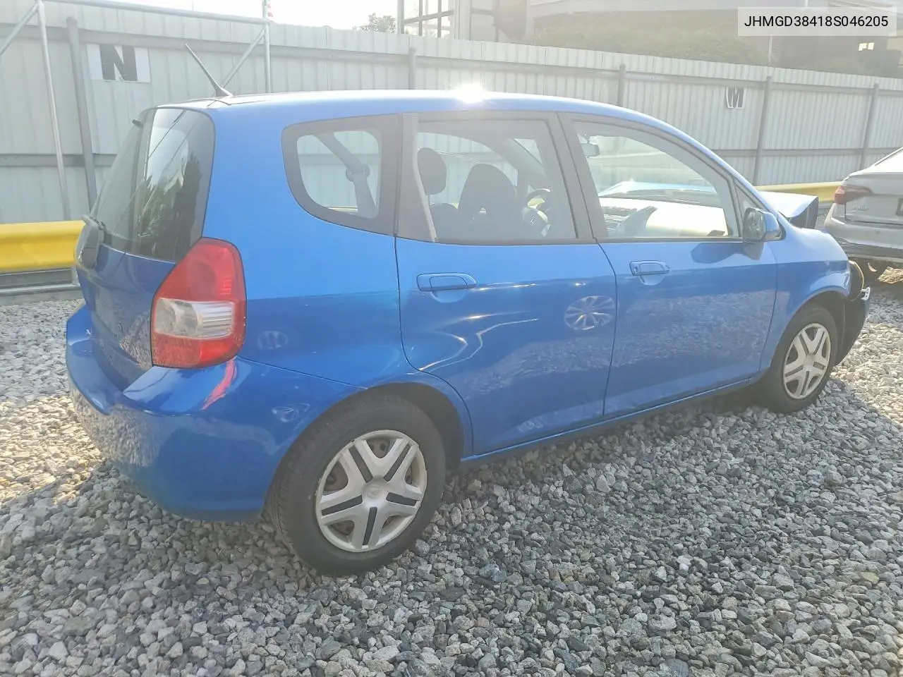 2008 Honda Fit VIN: JHMGD38418S046205 Lot: 61899366