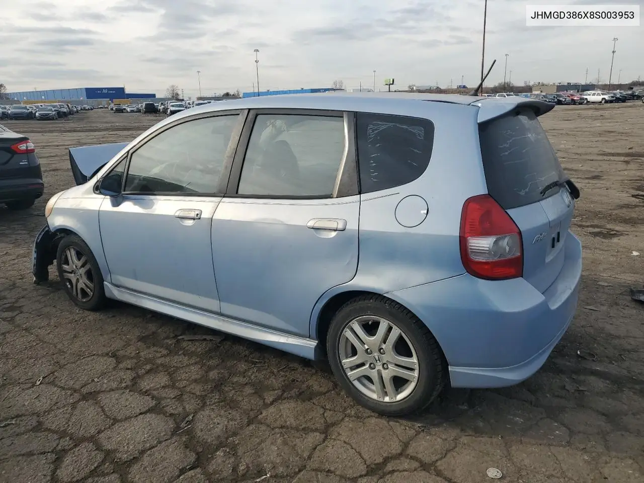 JHMGD386X8S003953 2008 Honda Fit Sport