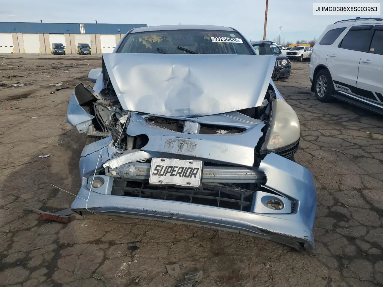 JHMGD386X8S003953 2008 Honda Fit Sport