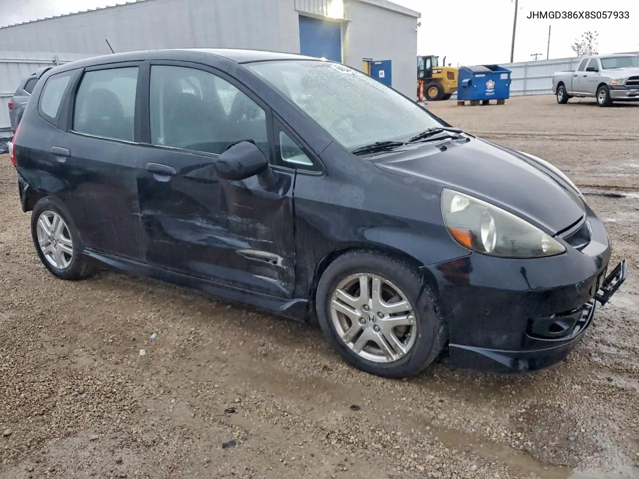 JHMGD386X8S057933 2008 Honda Fit Sport
