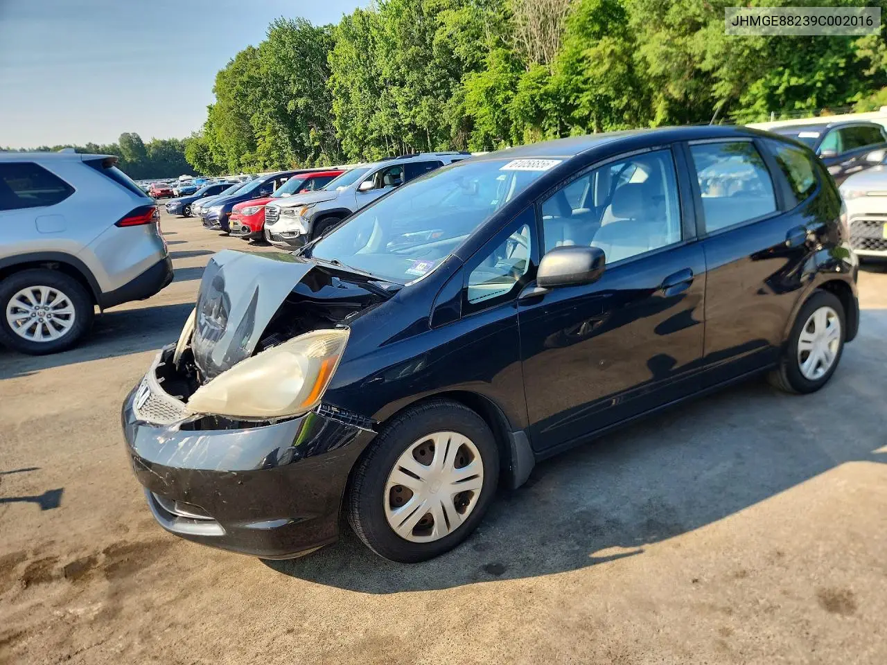 2009 Honda Fit VIN: JHMGE88239C002016 Lot: 61058856