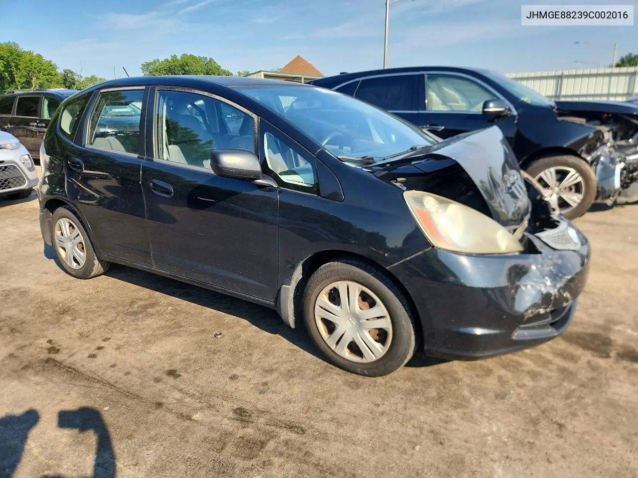2009 Honda Fit VIN: JHMGE88239C002016 Lot: 61058856