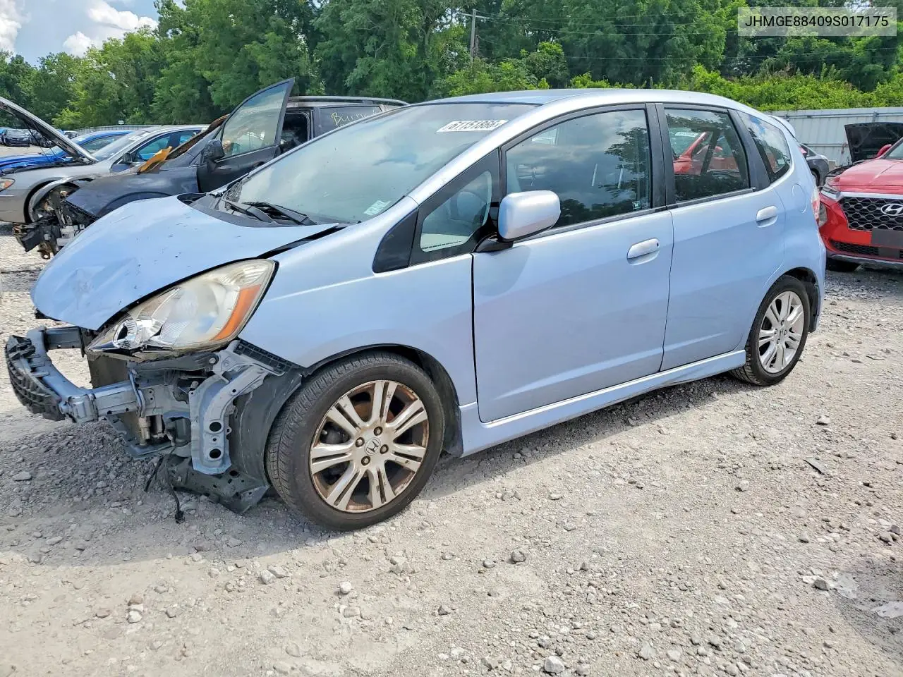 2009 Honda Fit Sport VIN: JHMGE88409S017175 Lot: 61151866