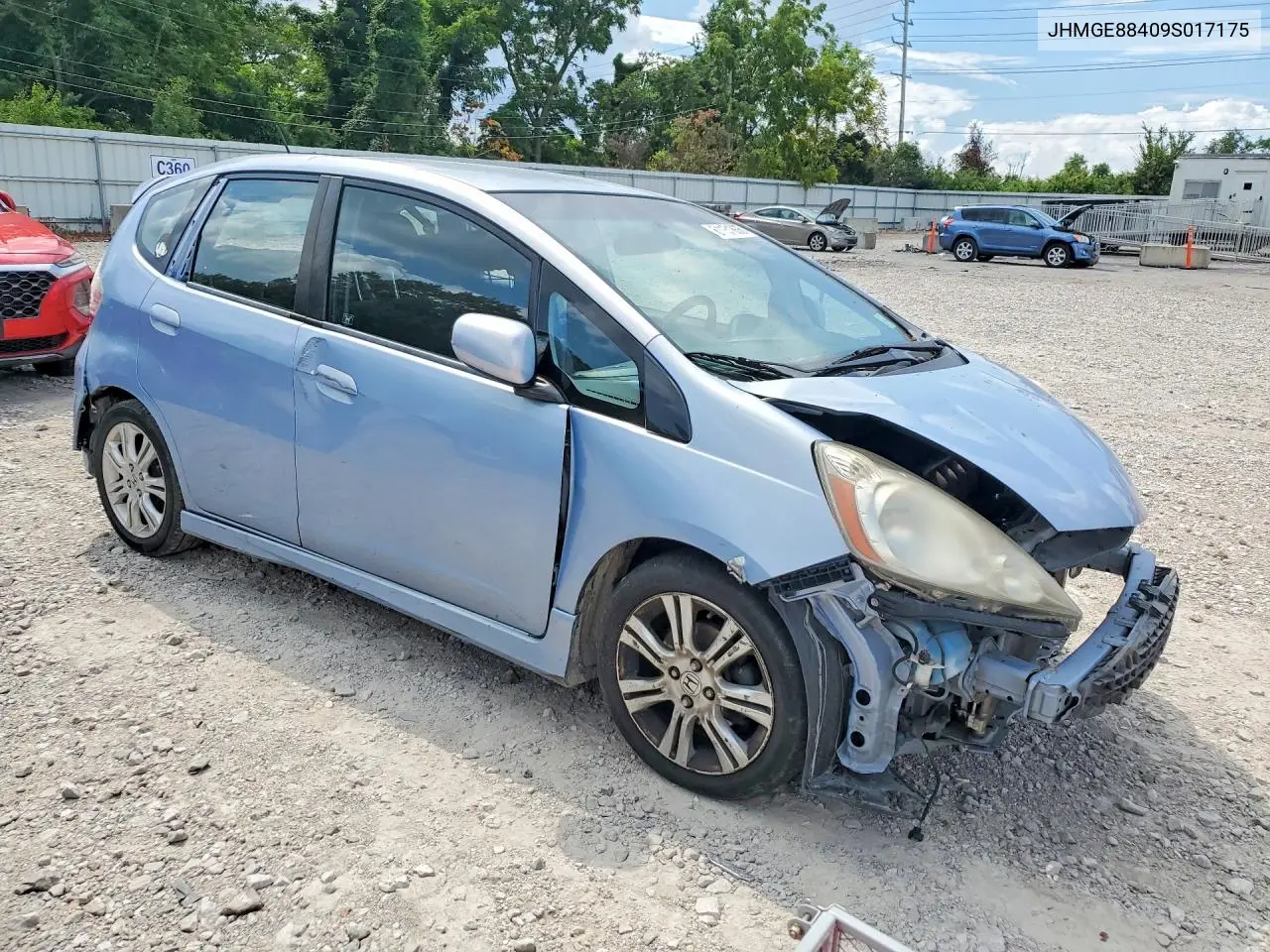 2009 Honda Fit Sport VIN: JHMGE88409S017175 Lot: 61151866