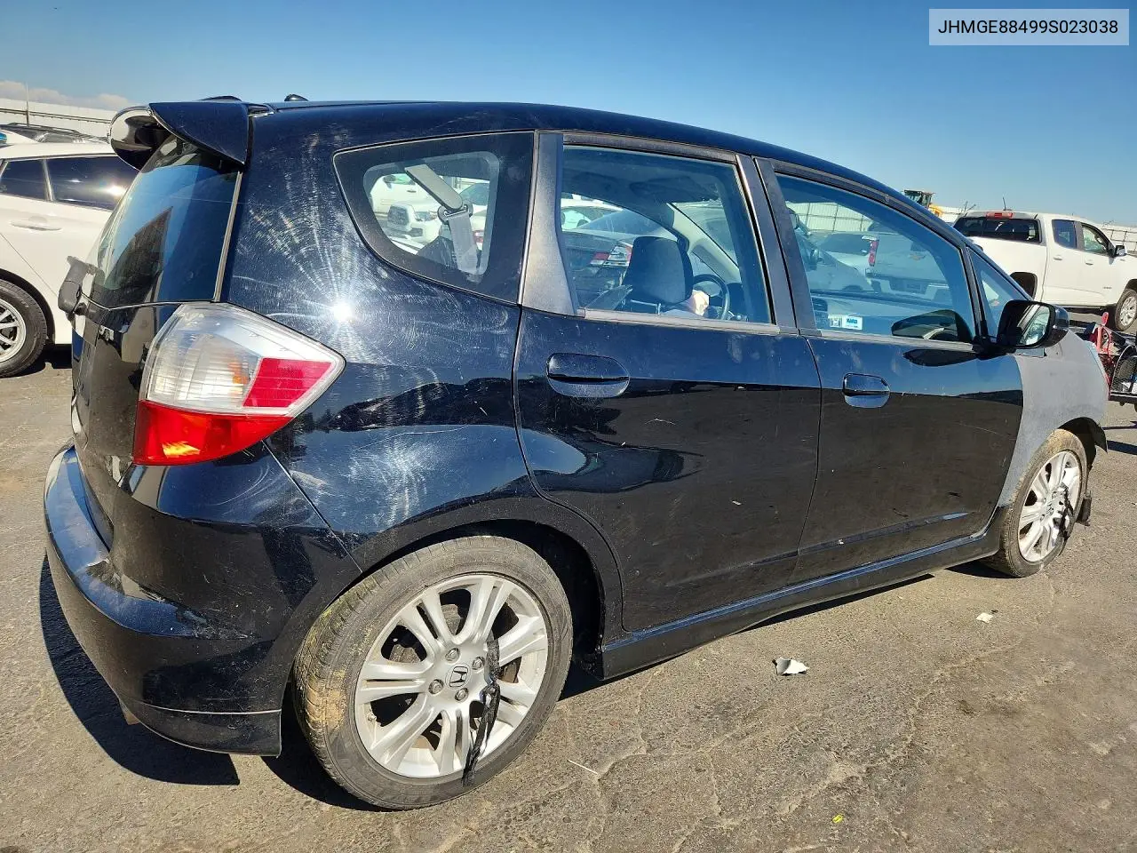 2009 Honda Fit Sport VIN: JHMGE88499S023038 Lot: 61151926
