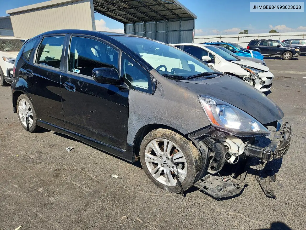 2009 Honda Fit Sport VIN: JHMGE88499S023038 Lot: 61151926