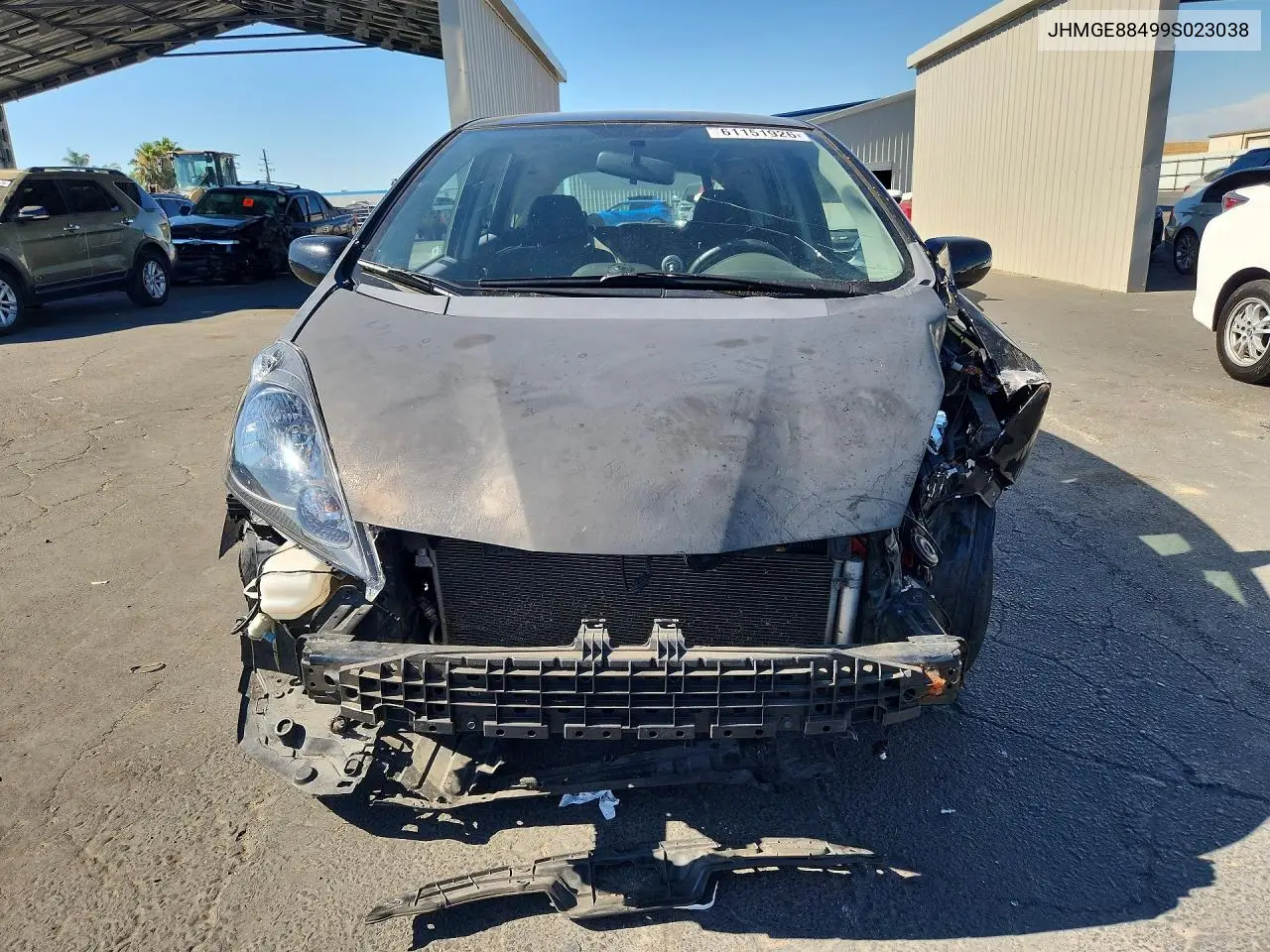 2009 Honda Fit Sport VIN: JHMGE88499S023038 Lot: 61151926