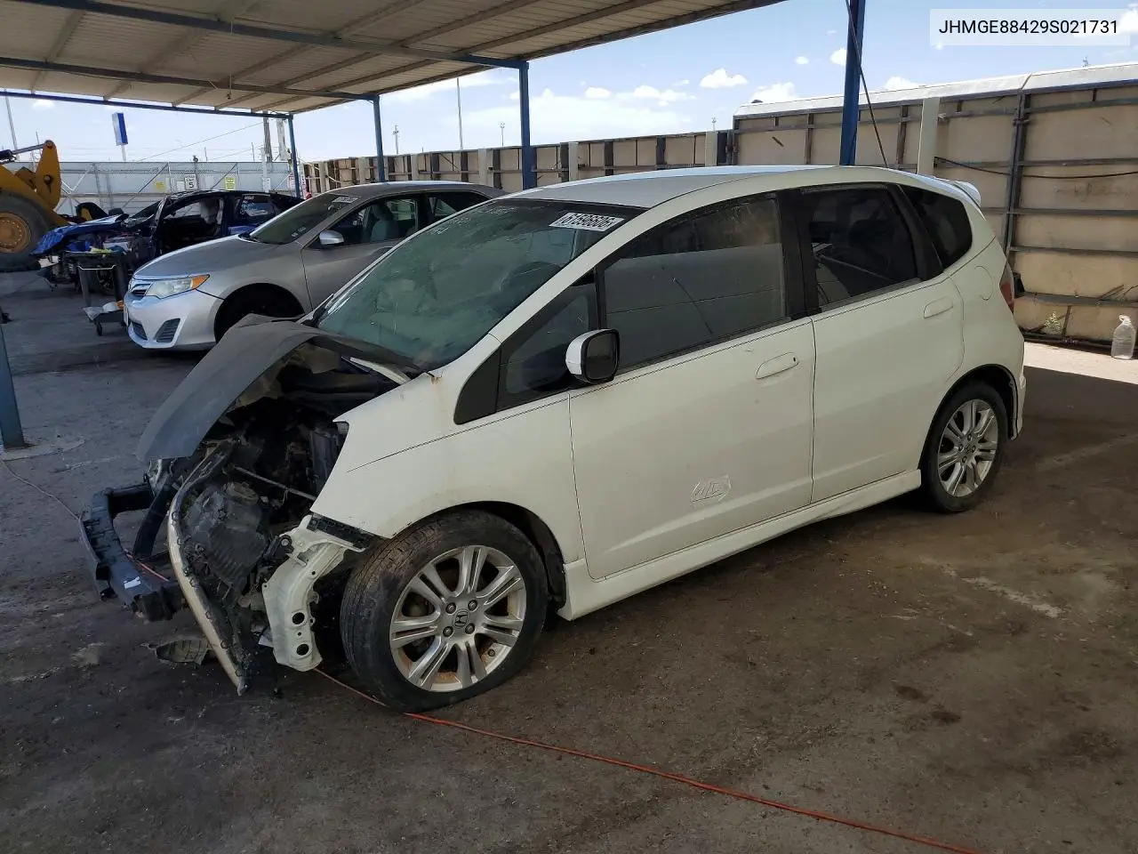 2009 Honda Fit Sport VIN: JHMGE88429S021731 Lot: 61596606