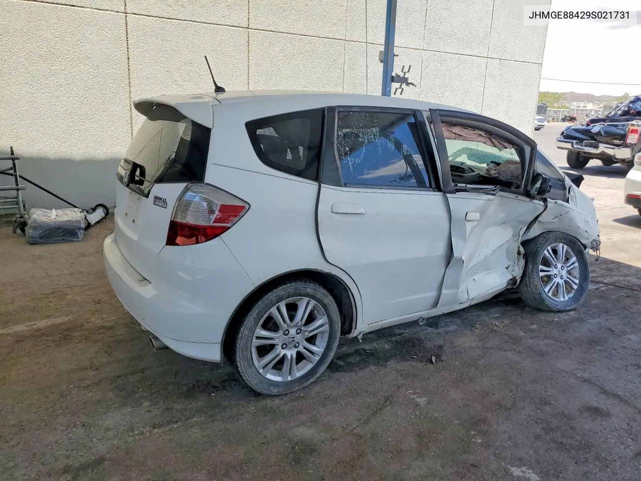 2009 Honda Fit Sport VIN: JHMGE88429S021731 Lot: 61596606