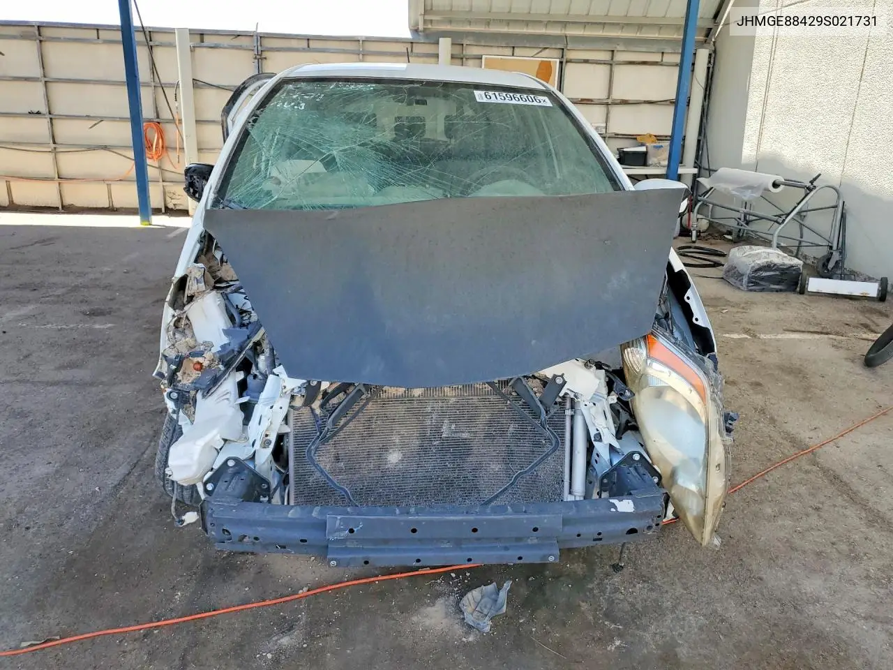 2009 Honda Fit Sport VIN: JHMGE88429S021731 Lot: 61596606
