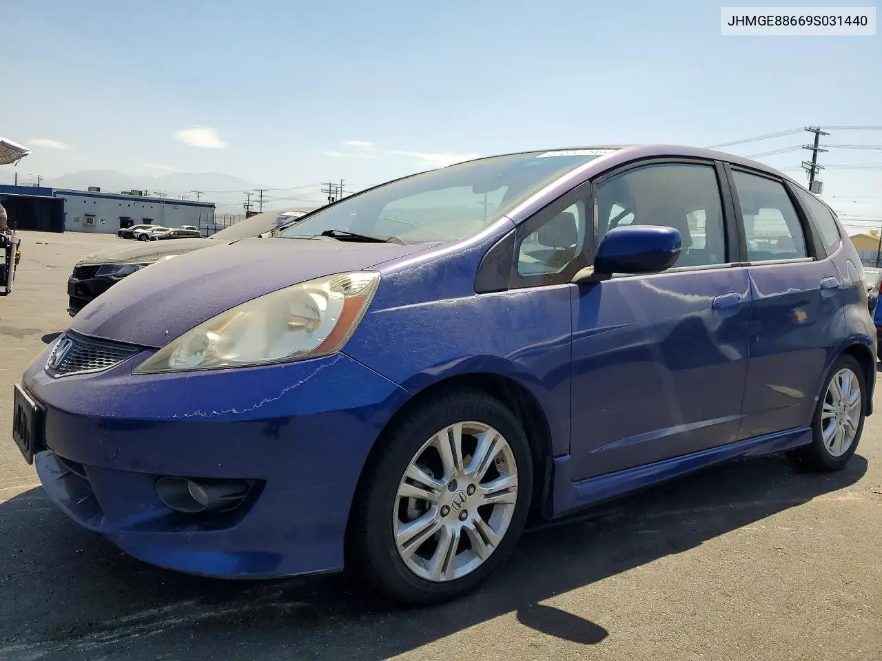 2009 Honda Fit Sport VIN: JHMGE88669S031440 Lot: 61612296