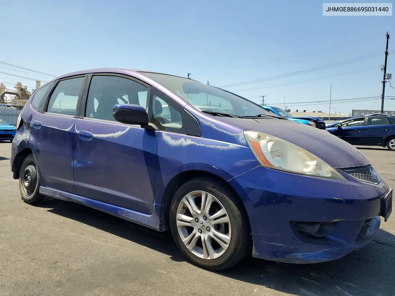 2009 Honda Fit Sport VIN: JHMGE88669S031440 Lot: 61612296