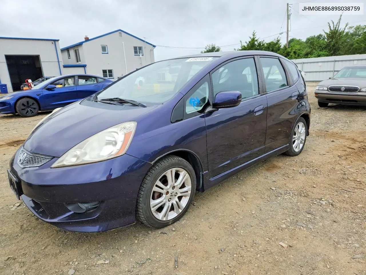 2009 Honda Fit Sport VIN: JHMGE88689S038759 Lot: 61931696