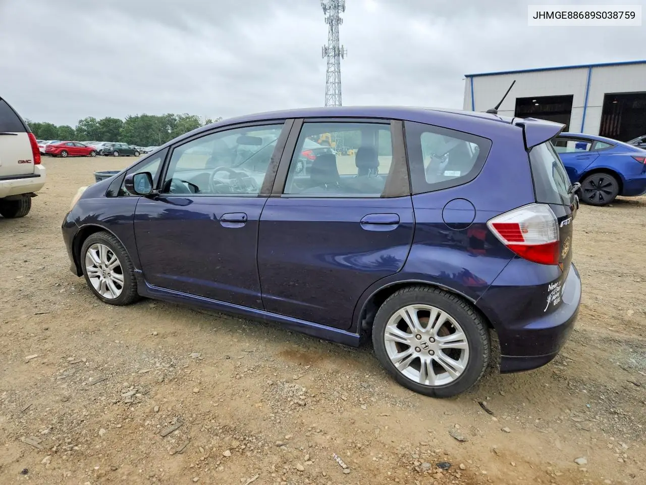 2009 Honda Fit Sport VIN: JHMGE88689S038759 Lot: 61931696