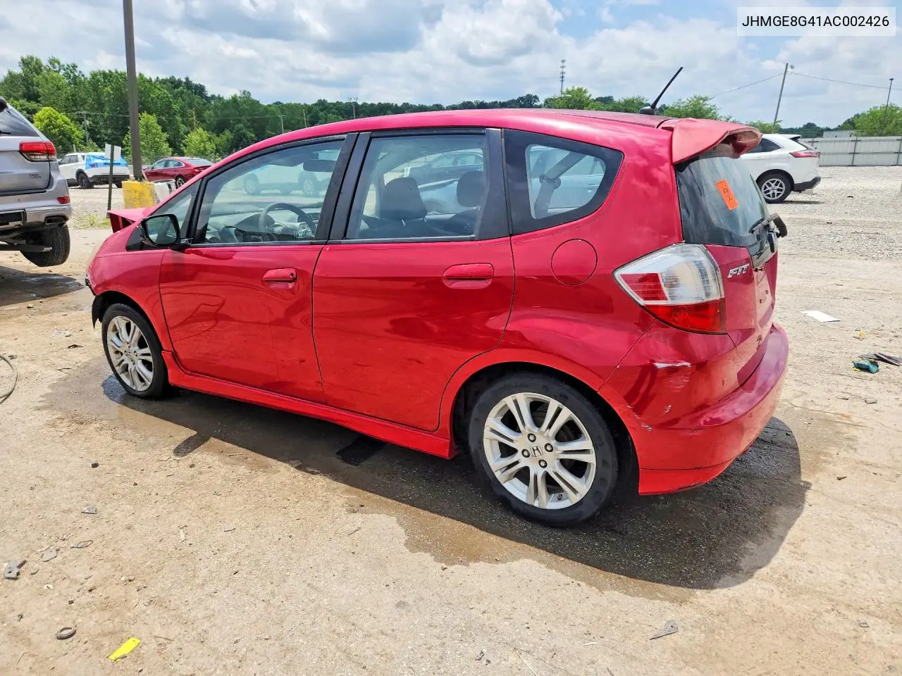 2010 Honda Fit Sport VIN: JHMGE8G41AC002426 Lot: 56854346
