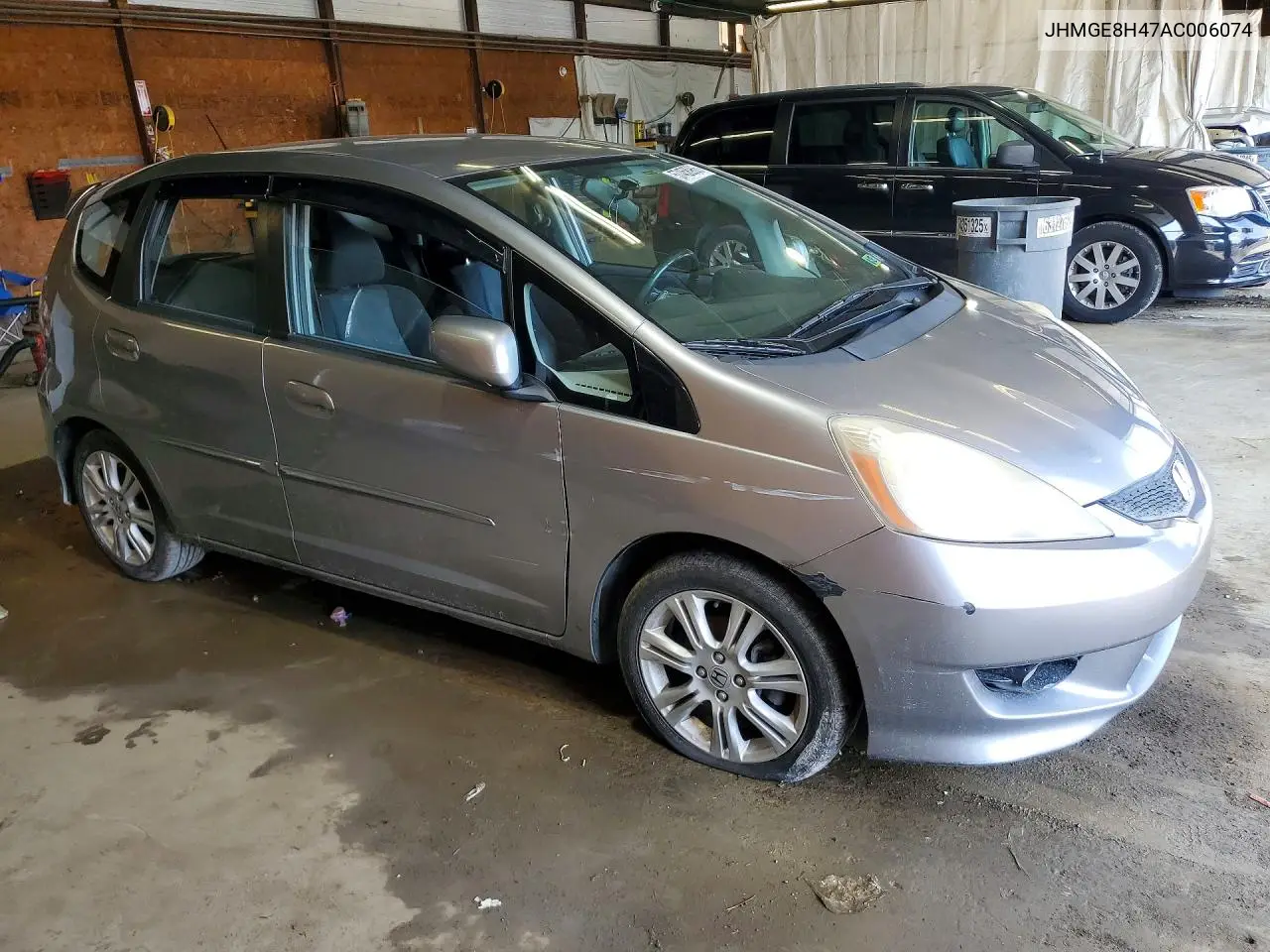 2010 Honda Fit VIN: JHMGE8H47AC006074 Lot: 57458966