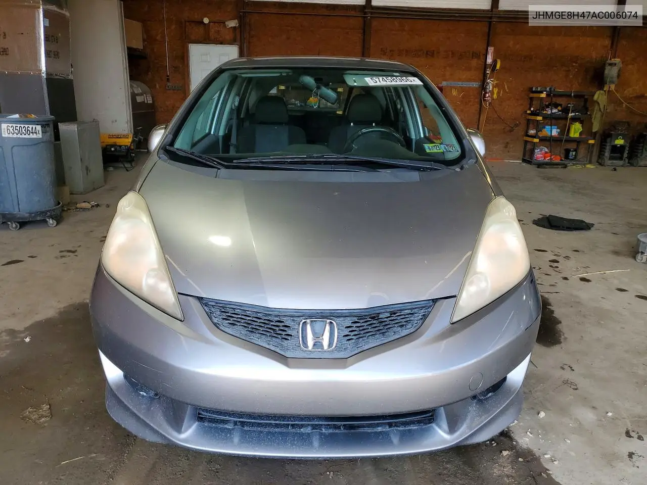2010 Honda Fit VIN: JHMGE8H47AC006074 Lot: 57458966