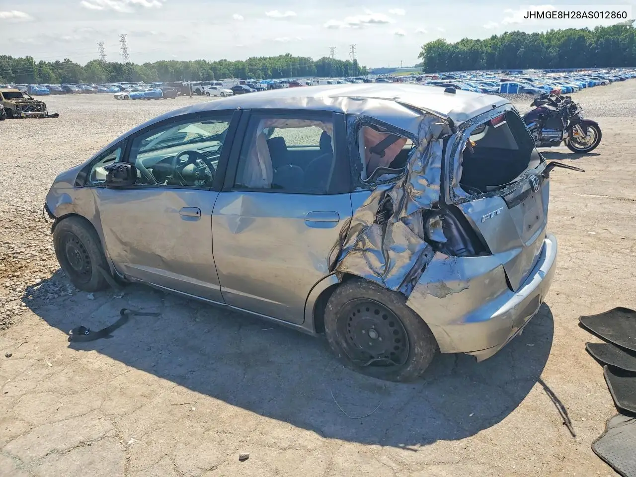 2010 Honda Fit VIN: JHMGE8H28AS012860 Lot: 58435756