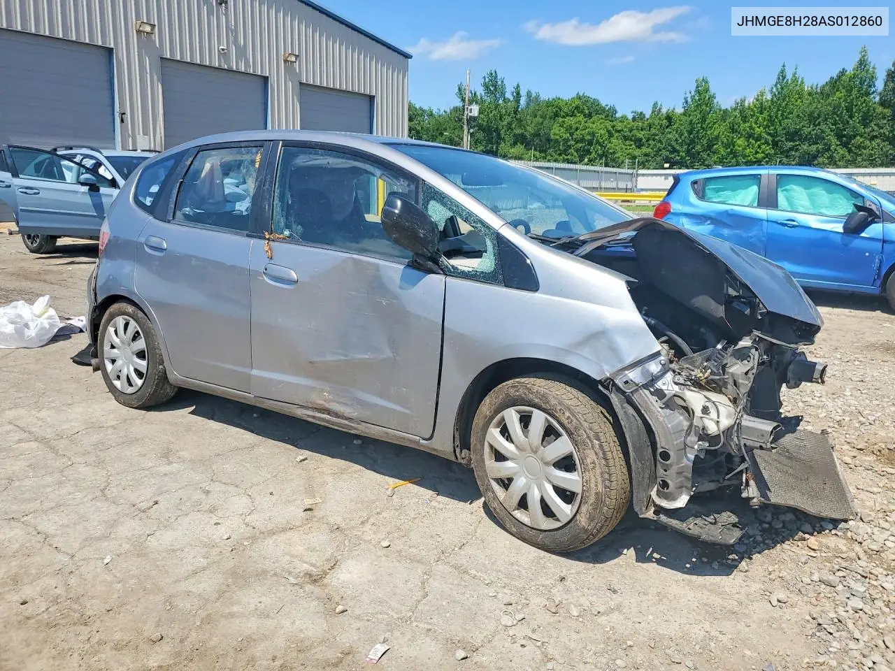 2010 Honda Fit VIN: JHMGE8H28AS012860 Lot: 58435756
