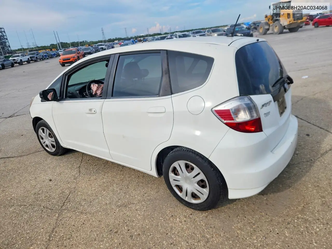 2010 Honda Fit VIN: JHMGE8H20AC034068 Lot: 59882696