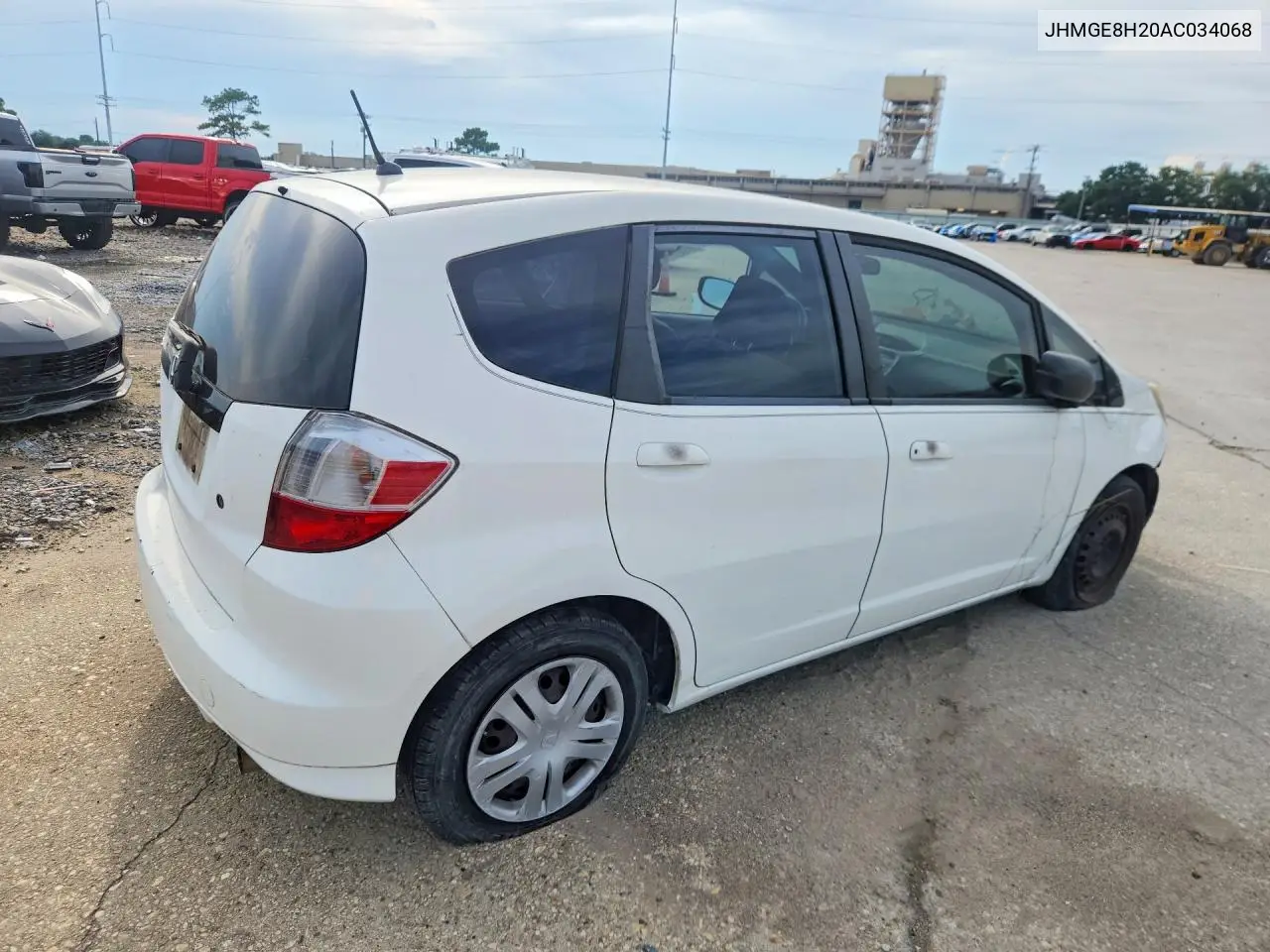 2010 Honda Fit VIN: JHMGE8H20AC034068 Lot: 59882696