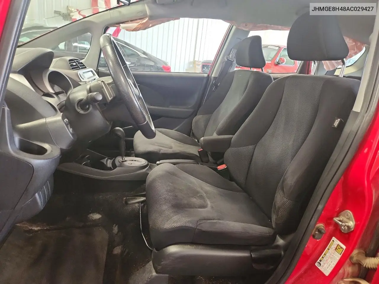 2010 Honda Fit Sport VIN: JHMGE8H48AC029427 Lot: 60505826
