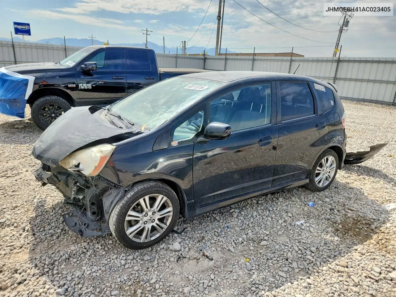 2010 Honda Fit Sport VIN: JHMGE8H41AC023405 Lot: 60815516