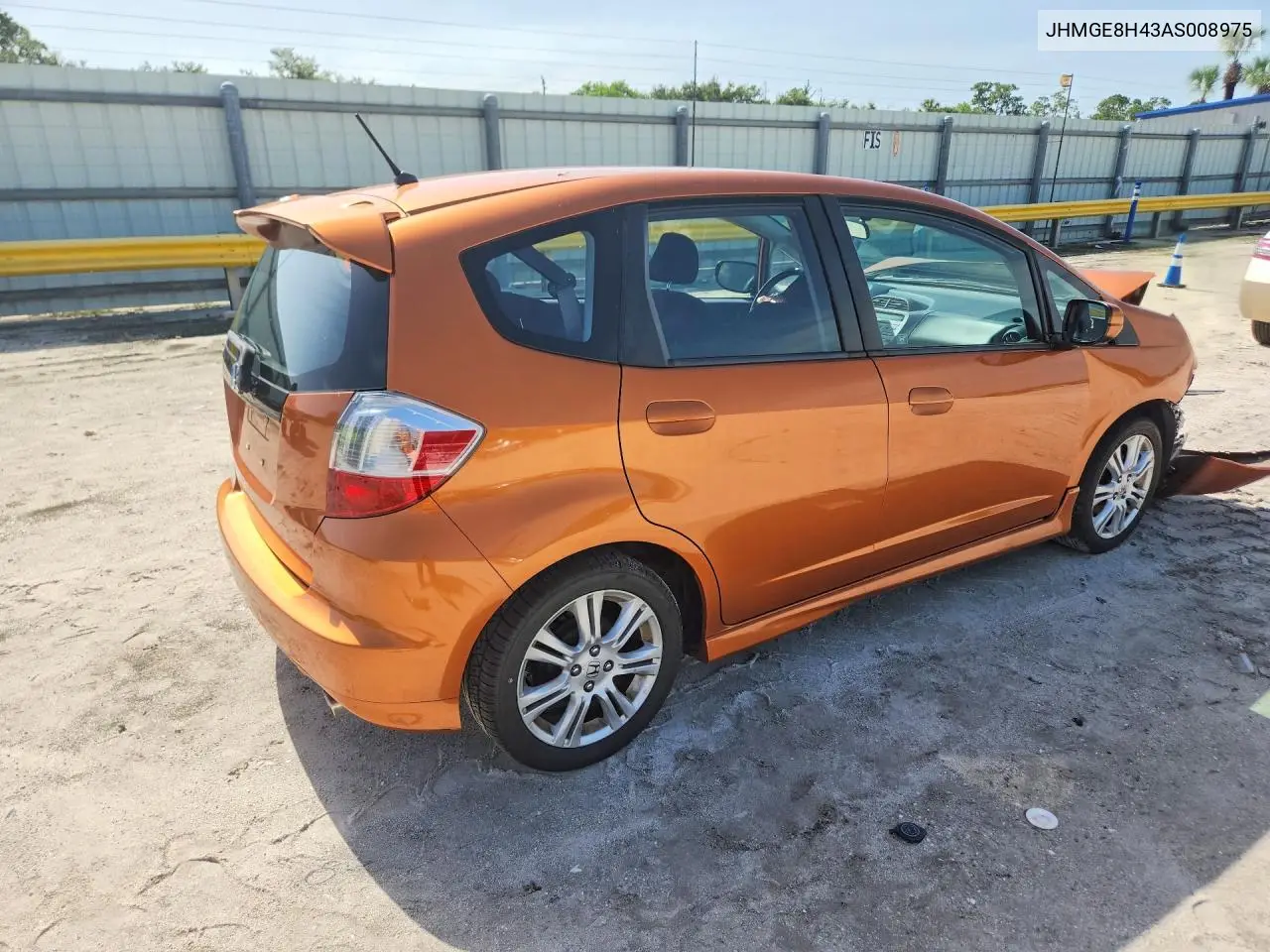 2010 Honda Fit Sport VIN: JHMGE8H43AS008975 Lot: 60888676