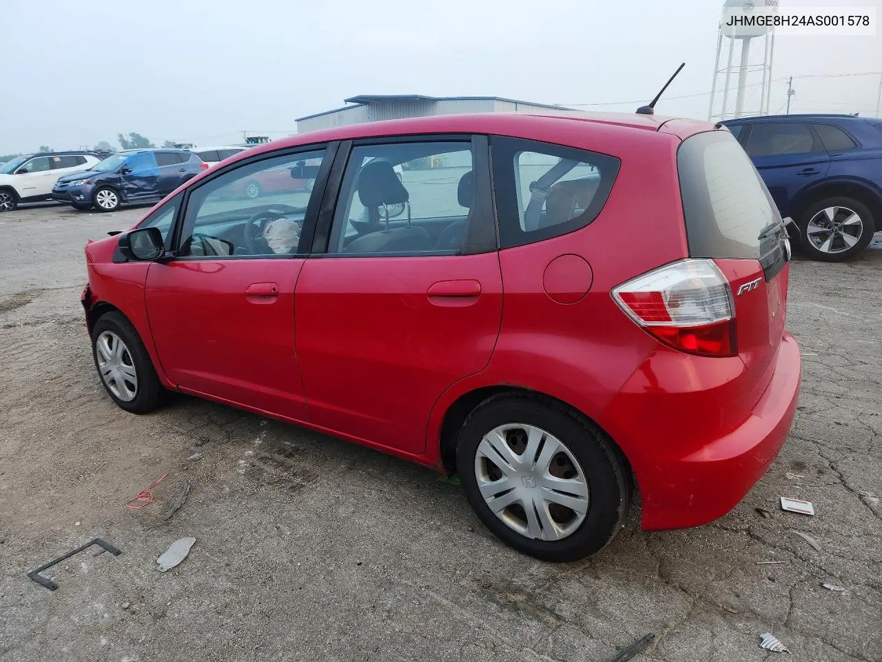 2010 Honda Fit VIN: JHMGE8H24AS001578 Lot: 60976016
