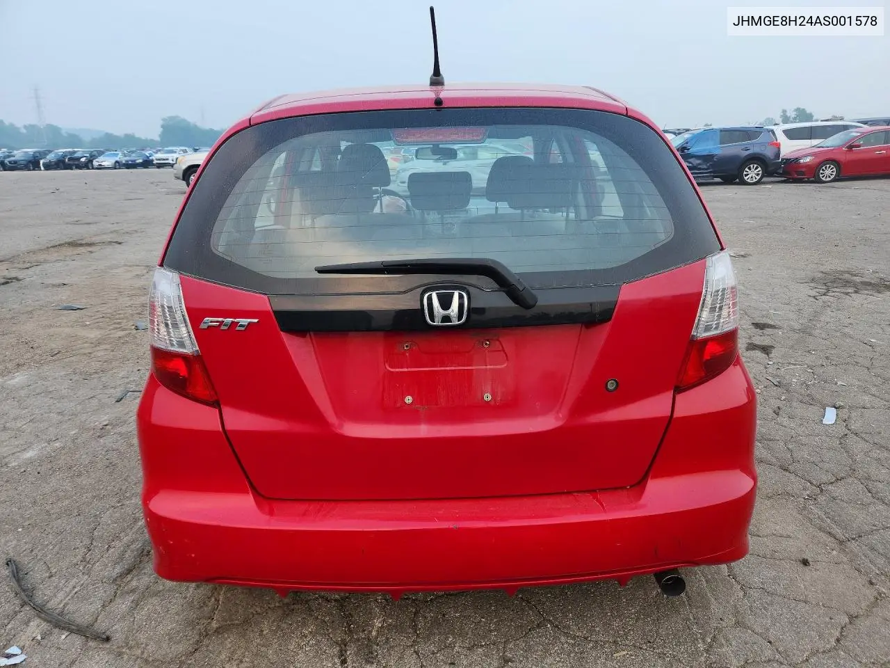2010 Honda Fit VIN: JHMGE8H24AS001578 Lot: 60976016