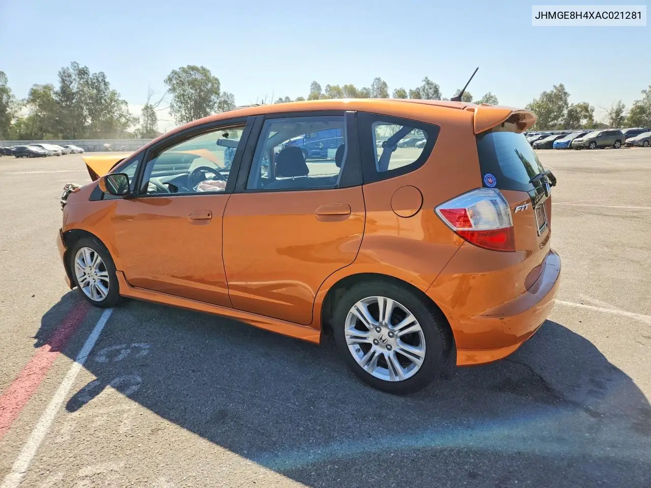 2010 Honda Fit Sport VIN: JHMGE8H4XAC021281 Lot: 61047076